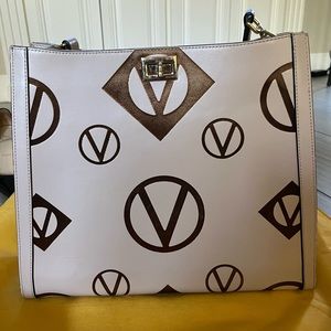 AUTHENTIC Cream/Gold Valentino by Mario Valentino tote. Authenticity guaranteed